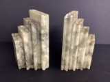 Hand Carved Alabaster Bookends
