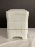 Three Tier Porcelain Trinket Box