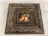 Still Life Painting in Ornate Frame