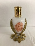 Art Glass Home Fragrance Lamp with Metal Stand