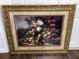 Still Life Print in Ornate Frame