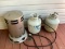 Utilitech Propane Convection Heater and Two Propane Tanks