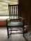 Wood Slat Rocking Chair