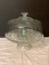 Glass Domed Cake Plate