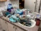 Bathroom Counter Contents: Shampoo, Band-Aids, Hair Straighteners, and More