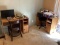 Two Desks with Office Supplies