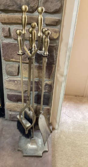Five Piece Fireplace Set