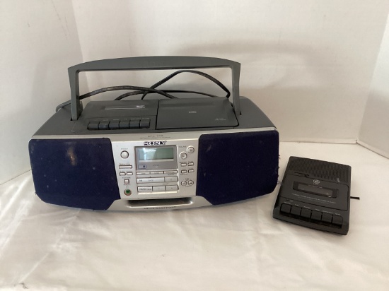 Sony CFD-S38 Radio and GE Cassette Player