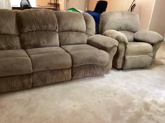 Reclining Couch and Chair