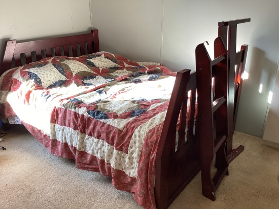 Bunk Bed with Full Lower and Twin Upper