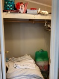 Closet Contents: Christmas, Bedding, Towels, and More