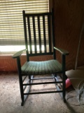 Wood Slat Rocking Chair