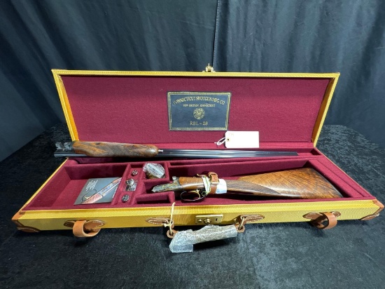 RBL LAUNCH EDITION 28 GA SIDE BY SIDE NEW IN CASE WITH LOTS OF EXTRAS SN#