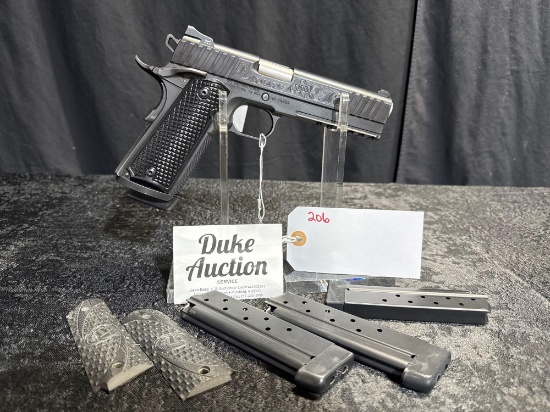STI TARGET 5.0 9MM CUSTOM ENGRAVED SN#NG14683