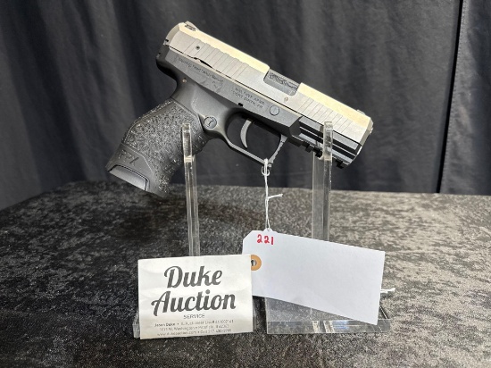 WALTHER PPX 9MM TWO TONE SN#FAS3883