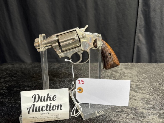 COLT DETECTIVE 38 SPECIAL STUB NOSE SN#