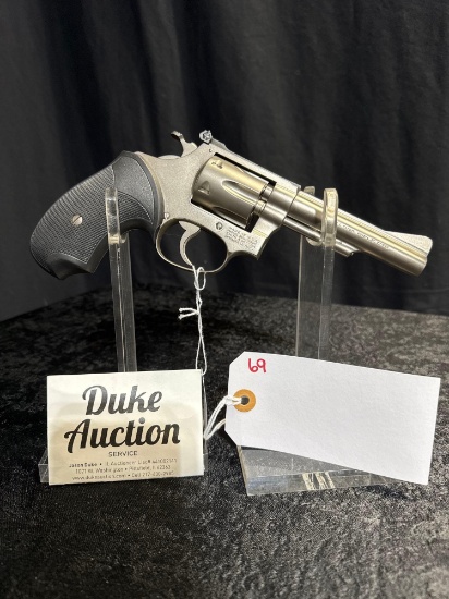 SMITH AND WESSON MOD 34-1 22 CAL STAINLESS SN#19792