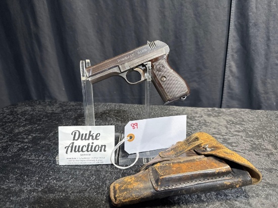 CZ MOD 27 7.65 GERMAN MARKED WITH HOLSTER SN#225904