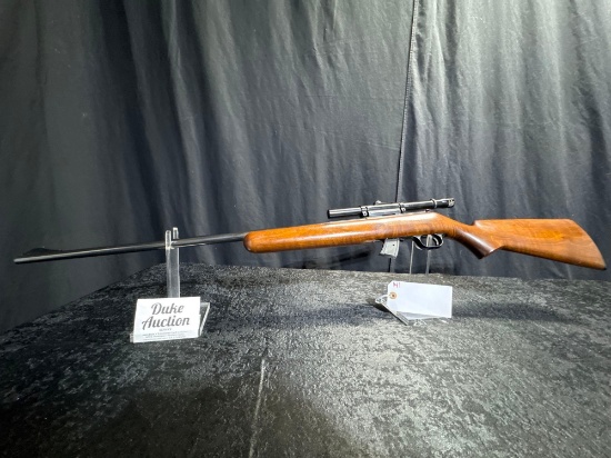 BELGIUM BROWNING T-BOLT 22 CAL WITH WALKER 4X15 SCOPE SN#50136X70