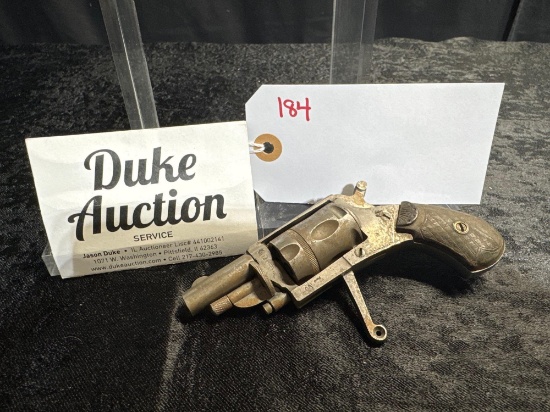 AUSTRIAN POCKET PISTOL FOLDING TRIGGER MAYBE A 32 MM SN#
