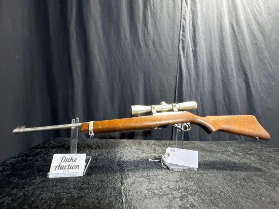 RUGER 10-22 22 CAL STAINLESS WITH SCOPE SN#237-29527