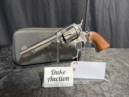 CIMARRON FRONTIER 45 COLT STAINLESS SN#E29423
