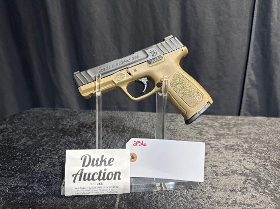 SMITH AND WESSON SD9 9MM DESERT TAN SN#FBA7387