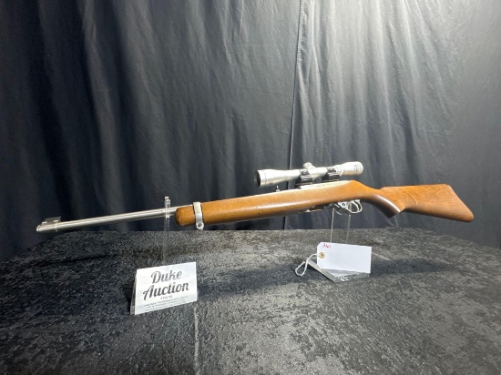 RUGER 10-22 22 CAL STAINLESS WITH SCOPE SN#235-51452