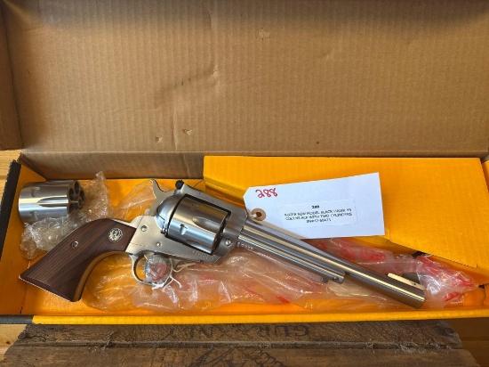 RUGER NEW MODEL BLACK HAWK 45 COLT/45 ACP WITH TWO CYLINDERS SN#47-50473