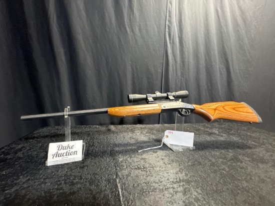 NEF HANDI RIFLE NWTF 243 CAL WITH TASCO PRONGHORN SCOPE SN#JAKE061113