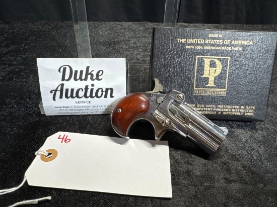 DAVIS INDUSTRIES MOD D-32 32 ACP OVER AND UNDER DERRINGER SN#101950