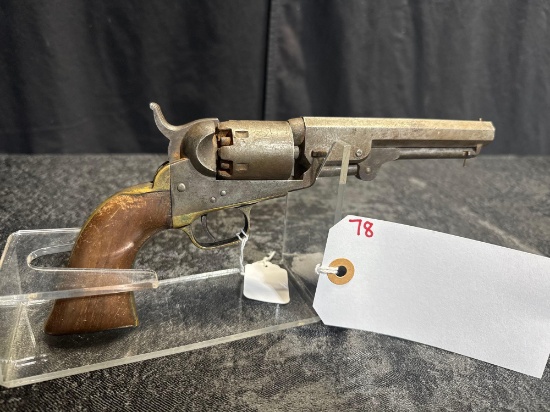 1851 COLT NAVY 36 CAL OCTAGON BARREL BLACK POWDER BARREL STAMPED ADDRESS SAMI.COLT NEW YORK CITY