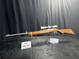 RUGER 10-22 22 CAL STAINLESS WITH SCOPE SN#235-51452