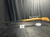 REMINGTON MOD 700 243 CAL HEAVY BARREL WITH LAMINATED STOCK WITH SIMMONS 6X18X40 SCOPE SN#E6516935