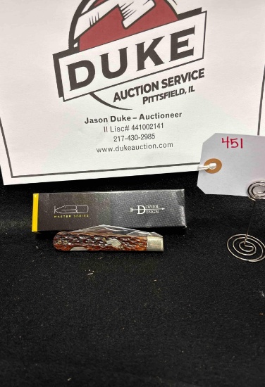 Ka-Bar Doghead Bone Handle Lock Back