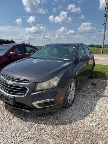 2016 CHEVY CRUZE LT 4 DOOR - BLACK