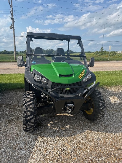 2014 JOHN DEERE RSX 850I 4X4 SIDE BY SIDE 2029 MILES WITH WINCH AND NEW BATTERY