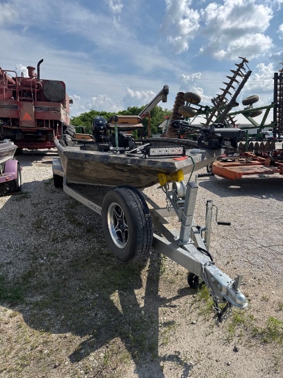 2023 BOAT - MOTOR - TRAILER - EXCEL MODEL 2072 VD VGBM WITH SUZUKI 90 HP 4 STROKE MOTOR, 120 HOURS