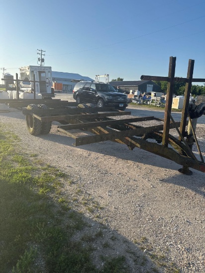 HOMEMADE 8 BALE TRAILER
