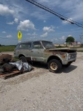 1972 CHEVY BLAZER - NO MOTOR OR TRAINEY - TWO BOXES OF PARTS