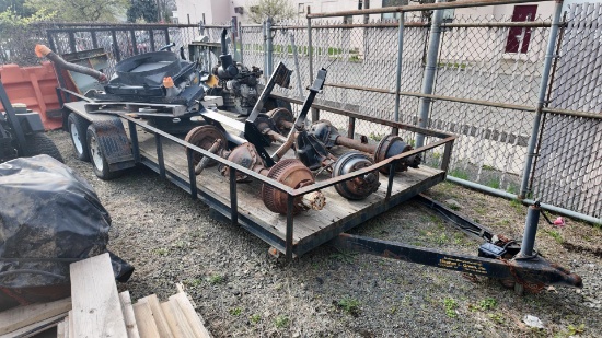 3 Ton Open Equipment Trailer. No title
