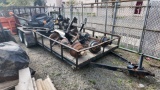 3 Ton Open Equipment Trailer. No title