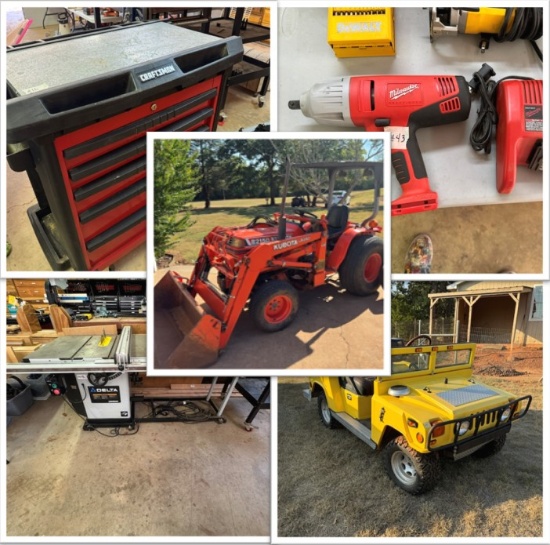 North Edmond Auction with Tools & Tractor