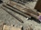 7 treated wooden posts