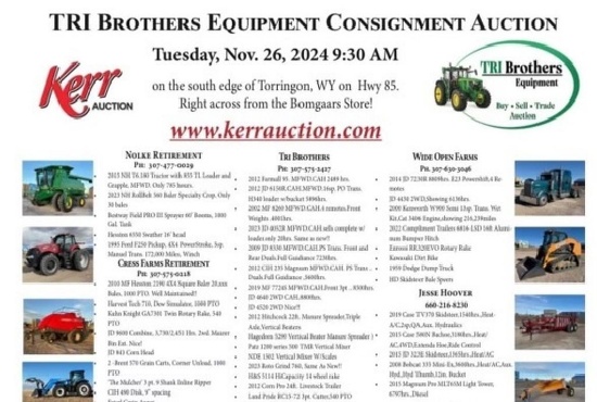 Tri Brothers Consignment Sale
