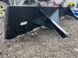 Skid steer hitch attachment