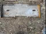 Skid steer attachment plate