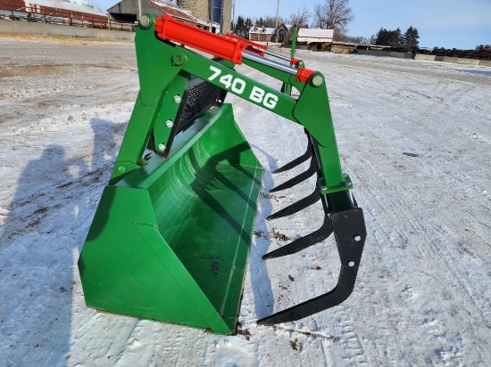 NEW INDUSTRIAS AMERICA GRAPPLE BUCKET FOR JD 640/740/741/746