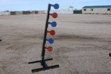 Steel Vertical Handgun Target Tree With 6 Swinging Targets