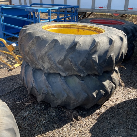 2- John Deere Duals 20.8x38